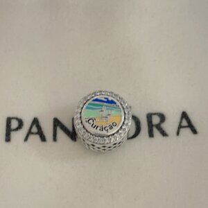 Pandora Curacao Beach Travel Exclusive Dangle Charm Pendant
